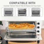 2-Pack Air Fryer Accessories: Basket & Tray Set