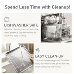 2-Pack Air Fryer Accessories: Basket & Tray Set