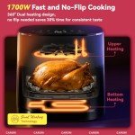 CARORI 14-in-1 Air Fryer with Viewing Window
