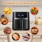 DOMEM 4.2 Qt Air Fryer - 8-in-1 Multicooker