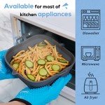 Silicone Air Fryer Liners - Reusable Square Basket