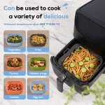 Silicone Air Fryer Liners - Reusable Square Basket