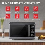 TOSHIBA 8-in-1 Microwave Oven with Air Fryer