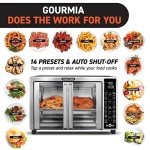 Gourmia 17-Preset Air Fryer Oven Combo 24L