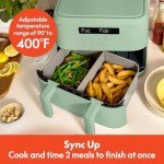 Bella TriZone 4 Qt Air Fryer with Touchscreen