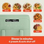 Bella TriZone 4 Qt Air Fryer with Touchscreen