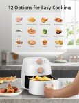 COMFEE' 2.1Qt Air Fryer With 12 Cooking Options