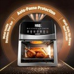 DAYBEST 6 QT Stainless Steel Air Fryer with Window