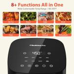 Beelicious 8-in-1 Smart Compact 4QT Air Fryer