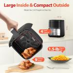 Beelicious 8-in-1 Smart Compact 4QT Air Fryer