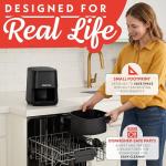 Gourmia 2-Qt Compact Digital Air Fryer