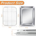 AFROX Stainless Steel Air Fryer Basket and Tray