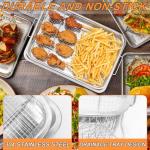 AFROX Stainless Steel Air Fryer Basket and Tray