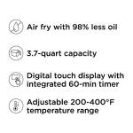 CHEFMAN 3.5 Qt Small Digital Air Fryer