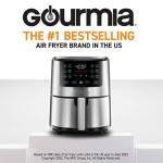 Gourmia 4-Qt Digital Air Fryer with Easy Clean