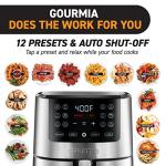 Gourmia 4-Qt Digital Air Fryer with Easy Clean