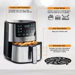 Gourmia 4-Qt Digital Air Fryer with Easy Clean