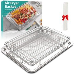 OPENICE Large Air Fryer Basket with Parchment Papers