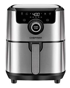 CHEFMAN 4.5 Qt Air Fryer with Dual Controls