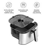 CHEFMAN 4.5 Qt Air Fryer with Dual Controls
