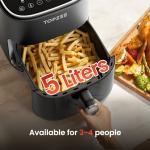 TOPZEE 12-in-1 Compact Air Fryer 5.5 QT