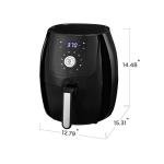 CRUX 6 Qt Digital Air Fryer with Timer