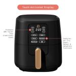 6 Qt TurboCrisp Air Fryer with Touch Display