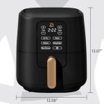 6 Qt TurboCrisp Air Fryer with Touch Display