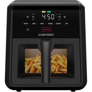 Chefman 7-Qt TurboFry Air Fryer, 6-in-1