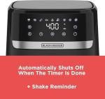 BLACK+DECKER 8QT Air Fryer with Digital Touchscreen
