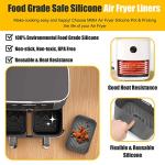 Silicone Liners for Ninja & Cosori Air Fryers