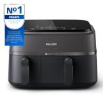 Philips Dual Basket Air Fryer, 9.5 Quarts
