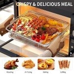 OPENICE Large Air Fryer Basket with Parchment Papers