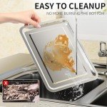 OPENICE Large Air Fryer Basket with Parchment Papers