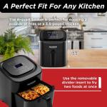 Nuwave Brio 6-Quart Digital Air Fryer, Black