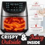 Gourmia 8 Quart Digital Air Fryer Oven