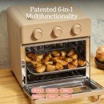 Compact 6-in-1 Air Fryer and Toaster Oven