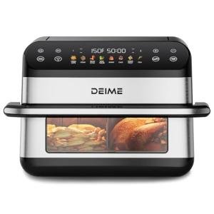 DEIME 10.6QT Dual Zone Air Fryer with Presets