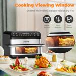 DEIME 10.6QT Dual Zone Air Fryer with Presets