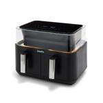 GreenPan 10QT Double Air Fryer with Clear Window