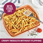 Gotham Steel Nonstick Air Fryer Crisper Tray Set