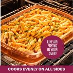 Gotham Steel Nonstick Air Fryer Crisper Tray Set