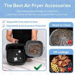 Silicone Air Fryer Liners - 2 Pack, Square