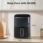 OLIXIS 6-Quart Window Air Fryer, 12-in-1