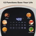 OLIXIS 6-Quart Window Air Fryer, 12-in-1