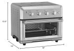 Cuisinart TOA-60 Air Fryer Toaster Oven, Silver