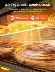 Nuwave Air Fryer Grill Oven Combo with True Flavor