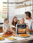 Nuwave Air Fryer Grill Oven Combo with True Flavor