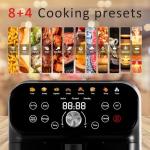 WHUTO 6QT Air Fryer with LED Touchscreen