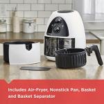 BLACK+DECKER 2-Liter Air Fryer - White/Black